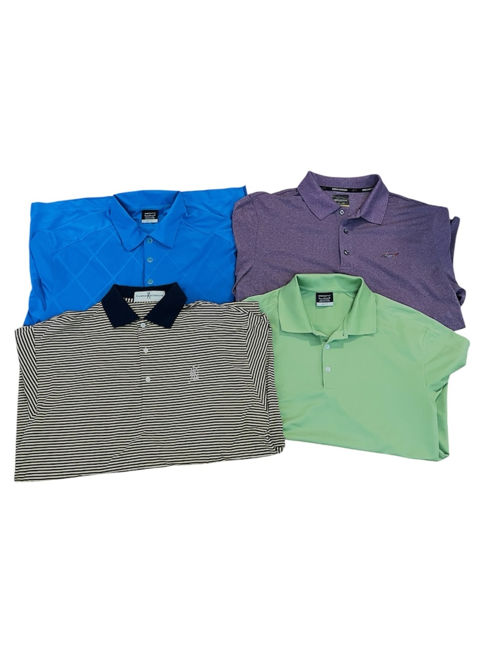 Men’s Polo Set Nikegolf Dri-Fit, Greg Norman Play Dry and Fairway & Greene Sz M